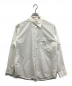 Graphpaperグラフペーパー）の古着「broad ls regular collar shirt」｜ホワイト