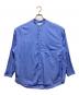 Graphpaper（グラフペーパー）の古着「Broad L/S Oversized Band Collar Shirt」｜ブルー