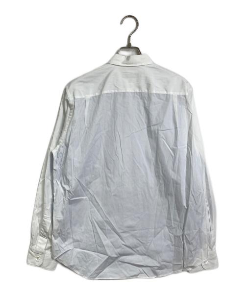 COMME des GARCONS HOMME（コムデギャルソン オム）COMME des GARCONS HOMME (コムデギャルソン オム) 切替シャツ　ストライプ　コットンシャツ ブルー サイズ:Mの古着・服飾アイテム