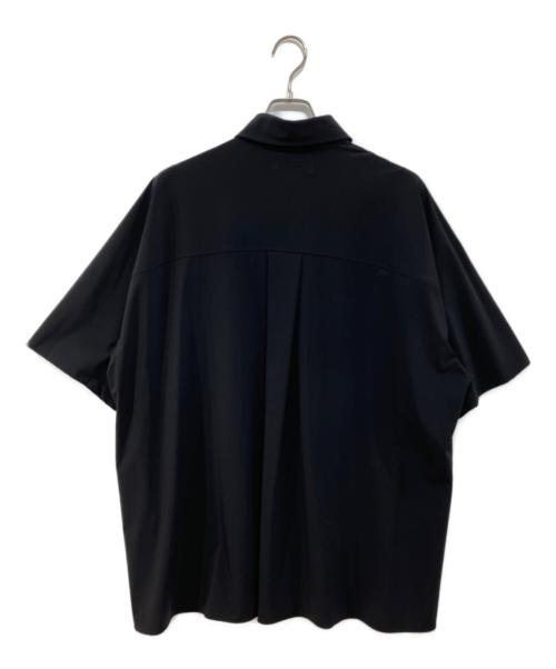 Graphpaper（グラフペーパー）Graphpaper (グラフペーパー) Flex Tricot S/S Pullover Shirt ブラック サイズ:O/Sの古着・服飾アイテム