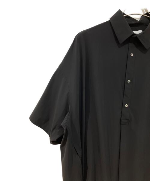 Graphpaper（グラフペーパー）Graphpaper (グラフペーパー) Flex Tricot S/S Pullover Shirt ブラック サイズ:O/Sの古着・服飾アイテム