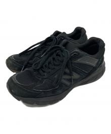 NEW BALANCE（ニューバランス）の古着「990v5ローカットスニーカー」｜ブラック