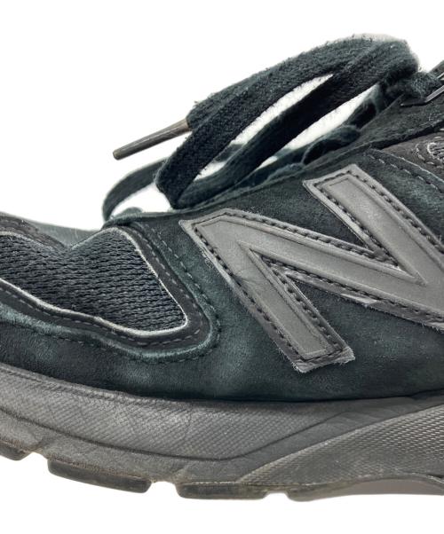 NEW BALANCE（ニューバランス）NEW BALANCE (ニューバランス) 990v5ローカットスニーカー ブラック サイズ:27.5の古着・服飾アイテム