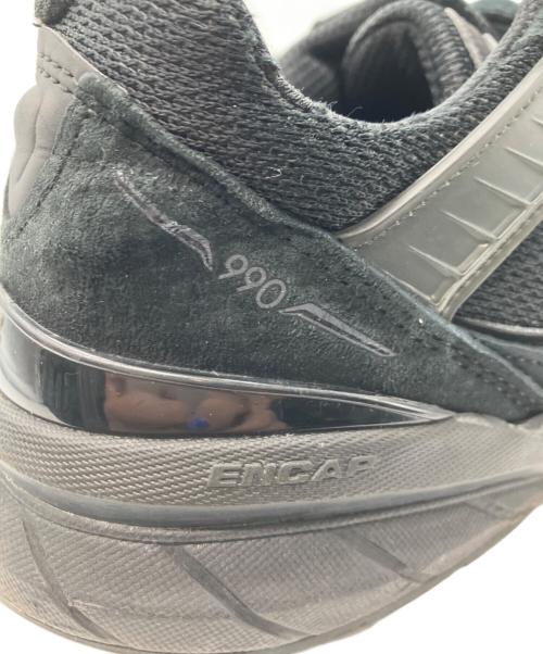 NEW BALANCE（ニューバランス）NEW BALANCE (ニューバランス) 990v5ローカットスニーカー ブラック サイズ:27.5の古着・服飾アイテム