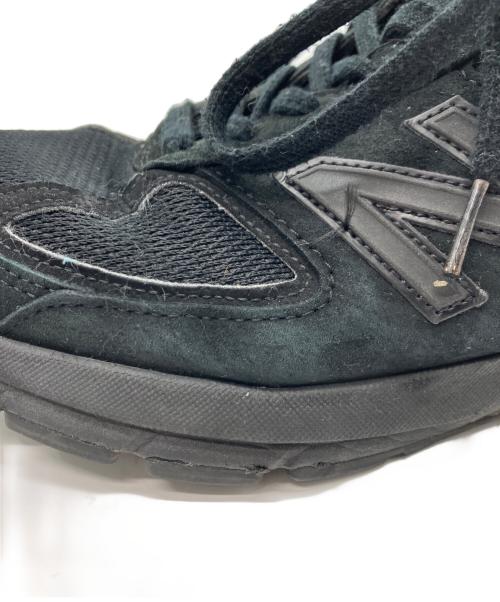 NEW BALANCE（ニューバランス）NEW BALANCE (ニューバランス) 990v5ローカットスニーカー ブラック サイズ:27.5の古着・服飾アイテム