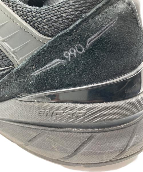 NEW BALANCE（ニューバランス）NEW BALANCE (ニューバランス) 990v5ローカットスニーカー ブラック サイズ:27.5の古着・服飾アイテム