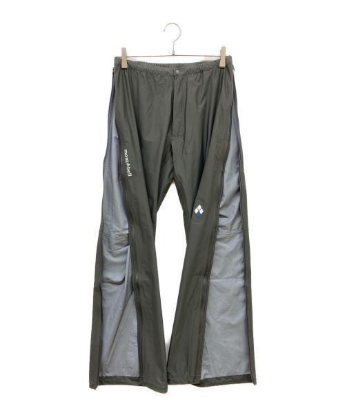 mont-bell（モンベル）mont-bell (モンベル) ストレッチレイン フルジップパンツ オリーブ サイズ:Mの古着・服飾アイテム