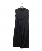 Curensologyカレンソロジー）の古着「カットツイストワンピース」｜ブラック