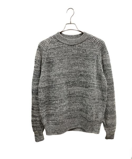 UNITED ARROWS（ユナイテッドアローズ）UNITED ARROWS (ユナイテッドアローズ) YAMAGATA ペーパー アゼ クルーネックニット グレー サイズ:Mの古着・服飾アイテム