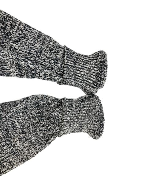 UNITED ARROWS（ユナイテッドアローズ）UNITED ARROWS (ユナイテッドアローズ) YAMAGATA ペーパー アゼ クルーネックニット グレー サイズ:Mの古着・服飾アイテム