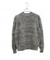 UNITED ARROWS（ユナイテッドアローズ）の古着「YAMAGATA ペーパー アゼ クルーネックニット」｜グレー