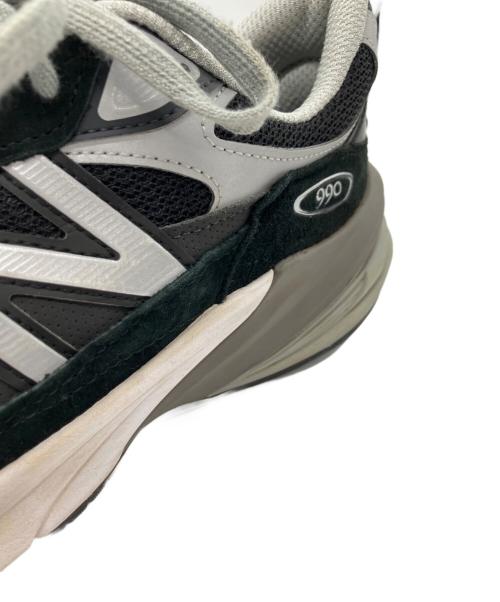 NEW BALANCE（ニューバランス）NEW BALANCE (ニューバランス) 990v6 スニーカー ブラック×ホワイト サイズ:27.5の古着・服飾アイテム
