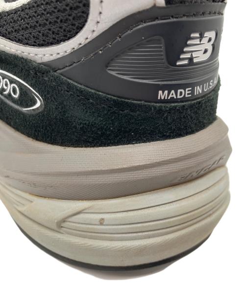 NEW BALANCE（ニューバランス）NEW BALANCE (ニューバランス) 990v6 スニーカー ブラック×ホワイト サイズ:27.5の古着・服飾アイテム