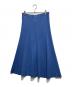 POLO RALPH LAUREN (ポロ・ラルフローレン) フロントボタンリブニットスカート ブルー サイズ:L 未使用品：5000円