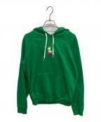 POLO RALPH LAURENポロ・ラルフローレン）の古着「ビックポニーパーカー　フーディ」｜グリーン