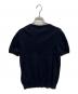 MONCLER (モンクレール) maglia tricot girocollo半袖ニット ネイビー サイズ:L：6000円