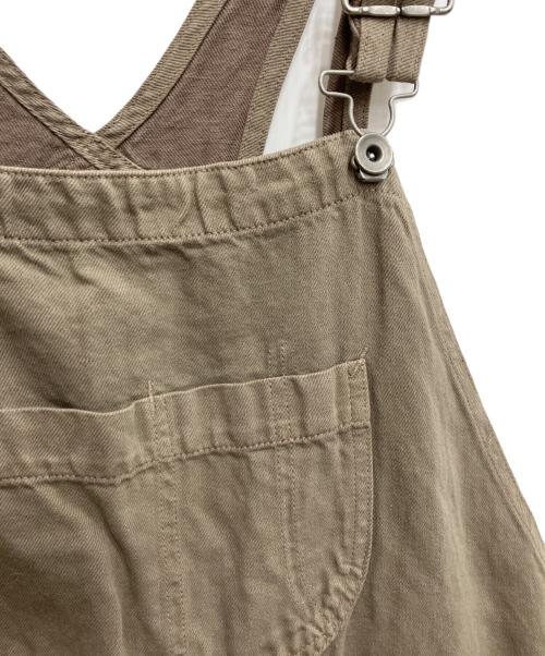 Veritecoeur（ヴェリテクール）Veritecoeur (ヴェリテクール) デニムオーバーオール カーキ サイズ:2の古着・服飾アイテム