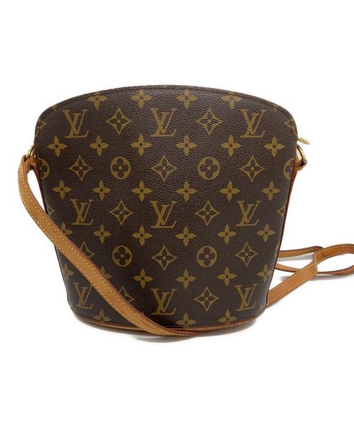 LOUIS VUITTON（ルイ ヴィトン）LOUIS VUITTON (ルイ ヴィトン) モノグラム ドルーオショルダーポーチ ブラウン サイズ:下記参照の古着・服飾アイテム