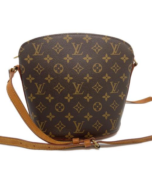 LOUIS VUITTON（ルイ ヴィトン）LOUIS VUITTON (ルイ ヴィトン) モノグラム ドルーオショルダーポーチ ブラウン サイズ:下記参照の古着・服飾アイテム