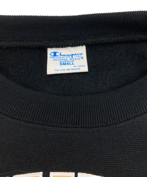 Champion REVERSE WEAVE（チャンピオン リバース ウィーブ）Champion REVERSE WEAVE (チャンピオン リバース ウィーブ) Disney (ディズニー) ミッキープリントクルーネックスウェット ブラック サイズ:Sの古着・服飾アイテム