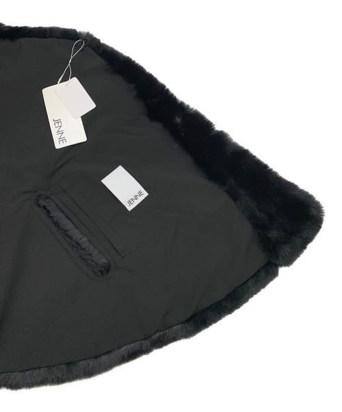 JENNE（ジェンヌ）JENNE (ジェンヌ) リッチボリュームファーケープ ブラック サイズ:FREEの古着・服飾アイテム