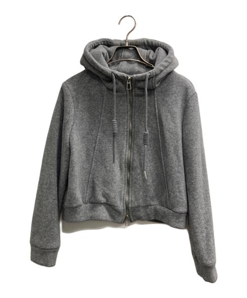 ANDREA&Co.（アンドレアアンドコー）ANDREA&Co. (アンドレアアンドコー) ハイパイルパーカー グレー サイズ:Fの古着・服飾アイテム