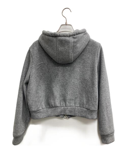 ANDREA&Co.（アンドレアアンドコー）ANDREA&Co. (アンドレアアンドコー) ハイパイルパーカー グレー サイズ:Fの古着・服飾アイテム