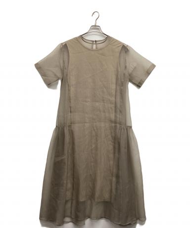 新品未使用】elendeek / 3way シアーレイヤードカットワンピース