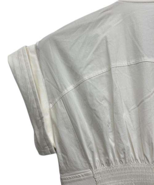 ELENDEEK（エレンディーク）ELENDEEK (エレンディーク) オープンカラーシャツワンピース ホワイト サイズ:02の古着・服飾アイテム