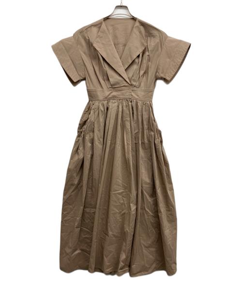 ELENDEEK（エレンディーク）ELENDEEK (エレンディーク) オープンカラーシャツワンピース ブラウン サイズ:02の古着・服飾アイテム