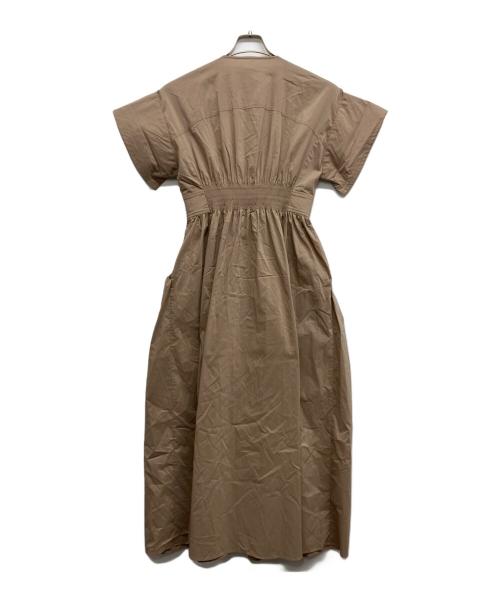 ELENDEEK（エレンディーク）ELENDEEK (エレンディーク) オープンカラーシャツワンピース ブラウン サイズ:02の古着・服飾アイテム