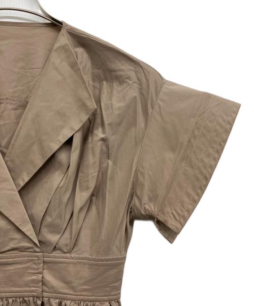 ELENDEEK（エレンディーク）ELENDEEK (エレンディーク) オープンカラーシャツワンピース ブラウン サイズ:02の古着・服飾アイテム