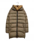 DUVETICAデュベティカ）の古着「ファー付ダウンコート」｜オリーブ