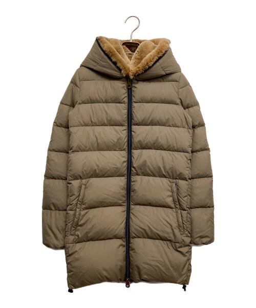 DUVETICA（デュベティカ）DUVETICA (デュベティカ) ファー付ダウンコート オリーブ サイズ:40の古着・服飾アイテム