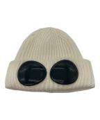 C.P COMPANYシーピーカンパニー）の古着「GOGGLES KNIT CAP」｜アイボリー