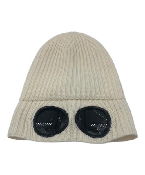 C.P COMPANY（シーピーカンパニー）C.P COMPANY (シーピーカンパニー) GOGGLES KNIT CAP アイボリー サイズ:下記参照の古着・服飾アイテム