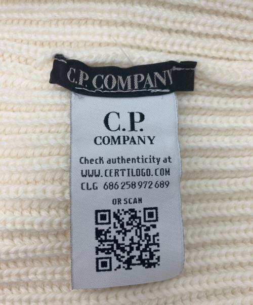 C.P COMPANY（シーピーカンパニー）C.P COMPANY (シーピーカンパニー) GOGGLES KNIT CAP アイボリー サイズ:下記参照の古着・服飾アイテム