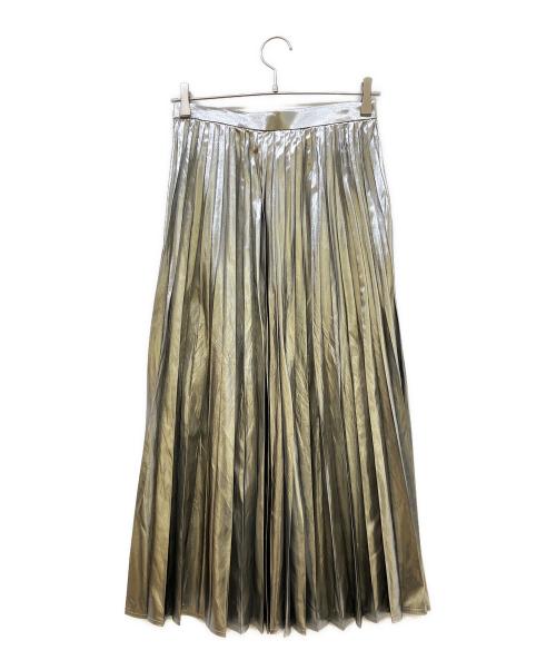 JUNYA WATANABE COMME des GARCONS（(ジュンヤワタナベ コムデギャルソン）JUNYA WATANABE COMME des GARCONS ((ジュンヤワタナベ コムデギャルソン) ケタリックプリーツスカート シルバー サイズ:Sの古着・服飾アイテム