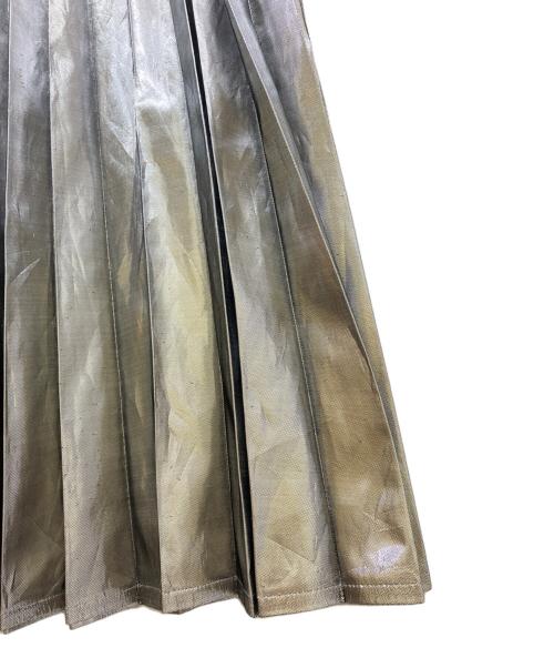 JUNYA WATANABE COMME des GARCONS（(ジュンヤワタナベ コムデギャルソン）JUNYA WATANABE COMME des GARCONS ((ジュンヤワタナベ コムデギャルソン) ケタリックプリーツスカート シルバー サイズ:Sの古着・服飾アイテム