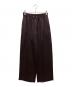 CINOH（チノ）の古着「サテンリラックスパンツ」｜ボルドー