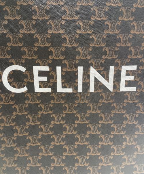 CELINE（セリーヌ）CELINE (セリーヌ) スモール バーティカル カバ ブラウン×ホワイト サイズ:スモールの古着・服飾アイテム