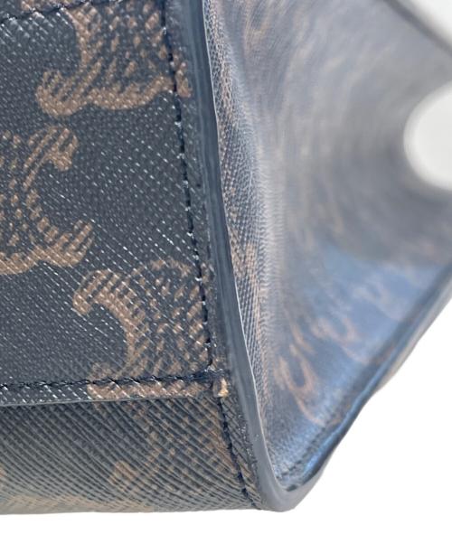 CELINE（セリーヌ）CELINE (セリーヌ) スモール バーティカル カバ ブラウン×ホワイト サイズ:スモールの古着・服飾アイテム