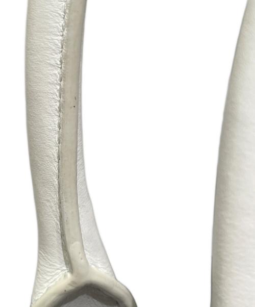 CELINE（セリーヌ）CELINE (セリーヌ) スモール バーティカル カバ ブラウン×ホワイト サイズ:スモールの古着・服飾アイテム