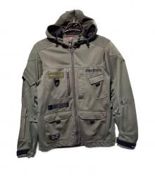 ROUGH ROAD（ラフ＆ロード）の古着「マウンテンメッシュパーカー」｜カーキ