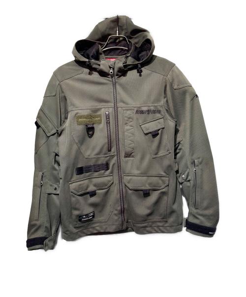 ROUGH ROAD（ラフ＆ロード）ROUGH ROAD (ラフ＆ロード) マウンテンメッシュパーカー カーキ サイズ:SIZEMの古着・服飾アイテム
