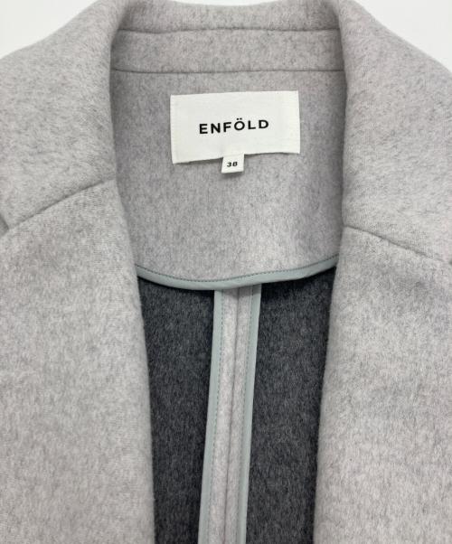 ENFOLD（エンフォルド）ENFOLD (エンフォルド) トップリバーチェスターコート グレー サイズ:38の古着・服飾アイテム