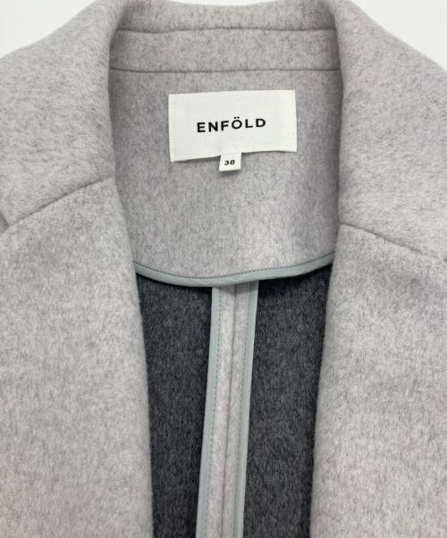 ENFOLD（エンフォルド）ENFOLD (エンフォルド) トップリバーチェスターコート グレー サイズ:38の古着・服飾アイテム