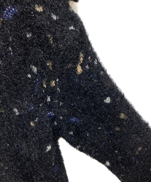 MURRAL（ミューラル）MURRAL (ミューラル) Twinkle knit top ブラック サイズ:Fの古着・服飾アイテム