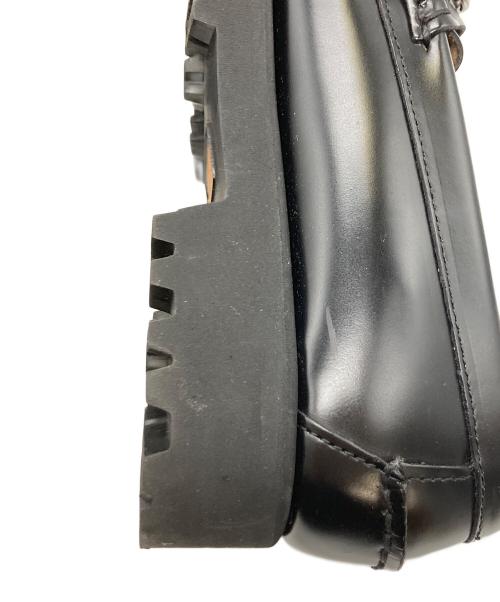 G.H.BASS&CO.（ジー・エイチ・バス・コー）G.H.BASS&CO. (ジー・エイチ・バス・コー) ビットローファー ブラック サイズ:37 1/2の古着・服飾アイテム