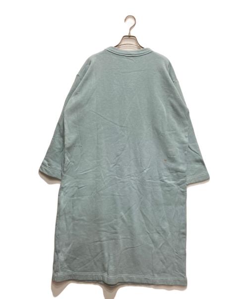 45R（フォーティファイブ・アール）45R (フォーティファイブ・アール) 裏毛の17色ドレス ブルー サイズ:freeの古着・服飾アイテム